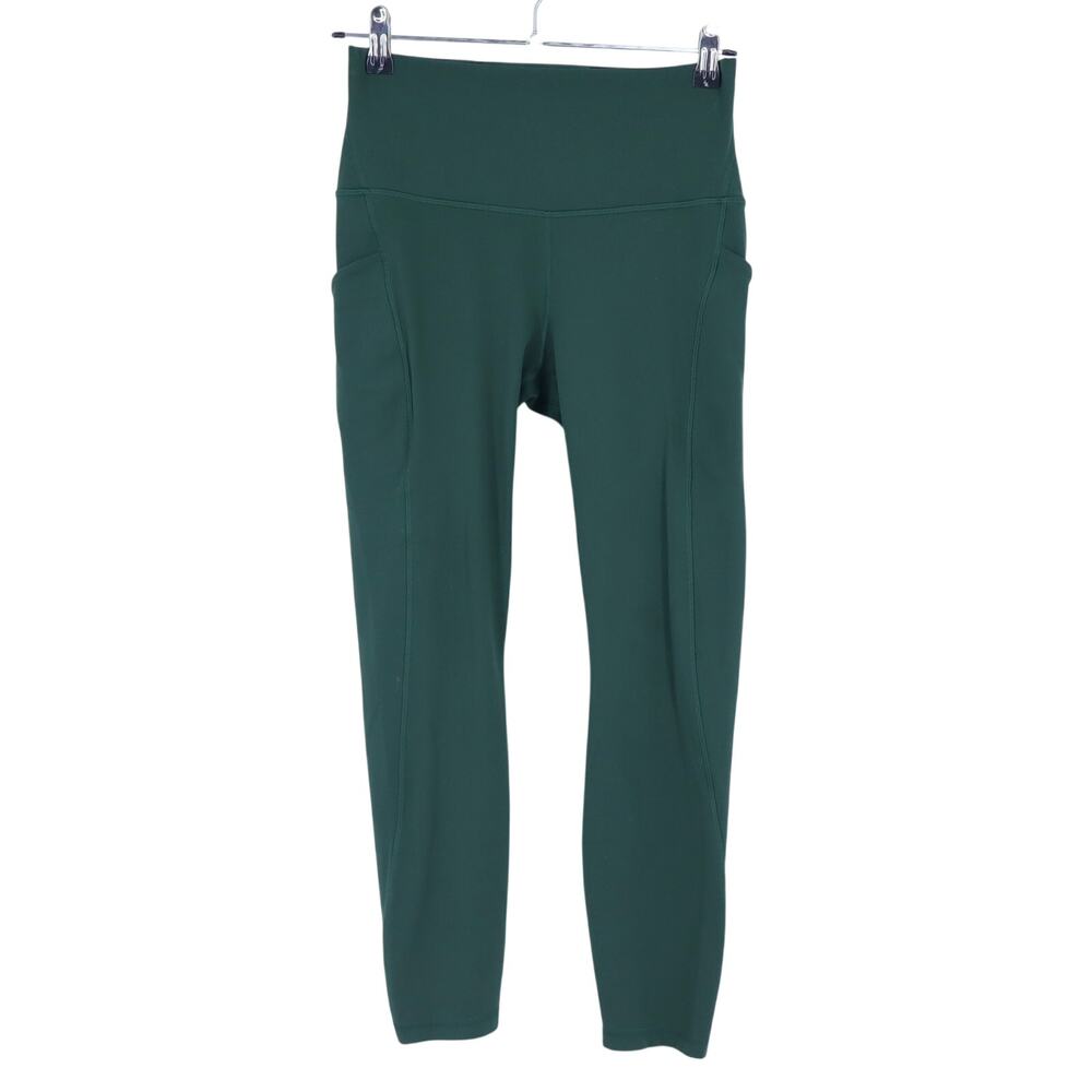 Lululemon Align 25" High Rise Leggings Rainforest Green with Pockets Women's 8